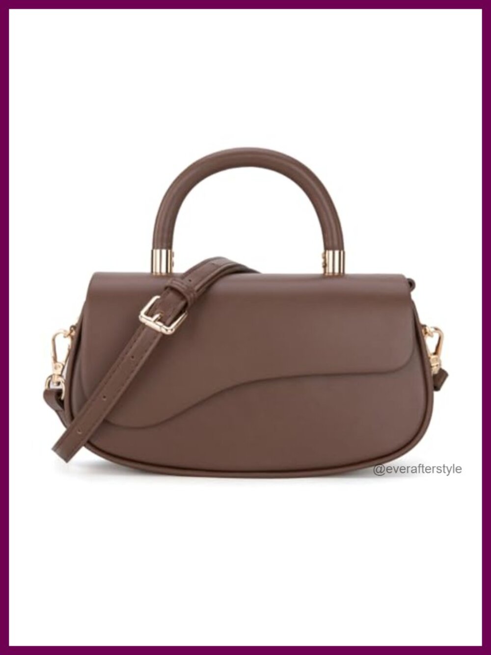 Small Top Handle Purse with Adjustable Strap for Women, Elegant Crossbody Bag,